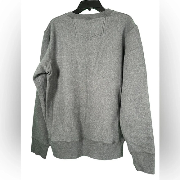 Eddie Bauer Size Large Crewneck Long Sleeve Gray Green Sweatshirt - Picture 8 of 8